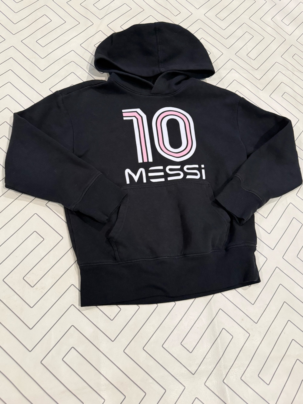Messi Black Hoodie Sweatshirt